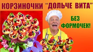 видео: Итальянские корзиночки с кремом и фруктами.Формочки не нужны! CESTINI ALLA FRUTTA.Готовит итальянец! картинка: Итальянские корзиночки с кремом и фруктами.Формочки не нужны! CESTINI ALLA FRUTTA.Готовит итальянец!