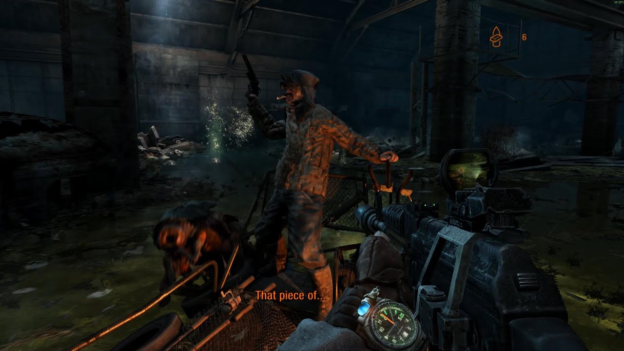 Metro Last Light Redux | Getting to Venice Station | 4k 60 fps