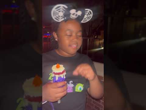 Trying spooky food at Disney World #shorts #fallintoshorts