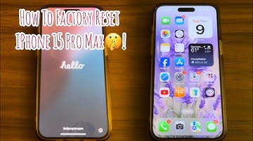 HOW TO FACTORY RESET IPHONE 15 PRO MAX! STEP BY STEP TUTORIAL!