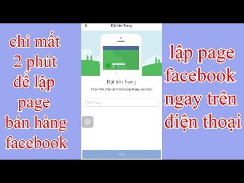 cách tạo page trên facebook bằng điện thoại chỉ mất 2 phút để thực hiện