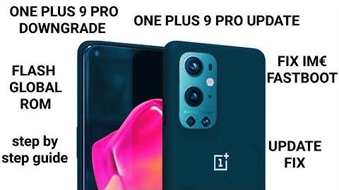 ONE PLUS 9 PRO FLASH/DOWNGRADE/UPDATE FIX/GLOBAL ROM STEP BY STEP Guide