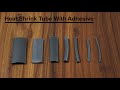 How to use a heat shrink tube with adhesive.