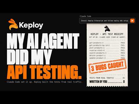 Let Claude Code Write Your API Tests from Real Traffic (Keploy Demo)