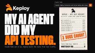 Let Claude Code Write Your API Tests from Real Traffic (Keploy Demo)