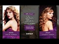 Taylor Swift Dear John Stolen Vs Taylor S Version Split Audio mp3