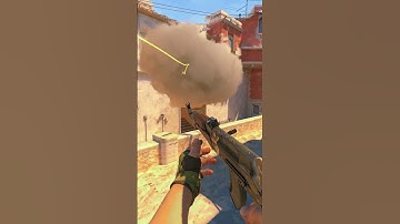 CON ONE WAY SMOKE ON MIRAGE #shorts #cs2
