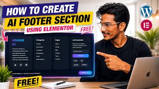 How To Create AI Footer Section in Elementor FREE WordPress Tutorial