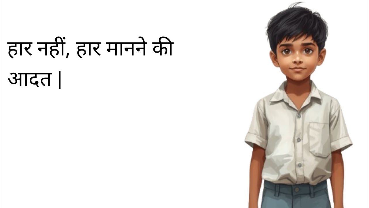हार नहीं, हार मानने की आदत | एक आम लड़के की प्रेरणादायक कहानी”