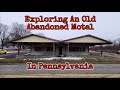 Exploring an old abandoned motel