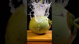 Fresh Coconut Cutting & Juice ASMR 🥥💦 | Viral Satisfying Shorts Video #youtubeshorts #youtubealtern