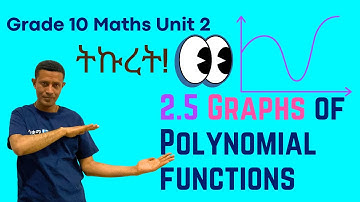 Grade 10 Maths Unit 2: 2.5 Graphs of Polynomial Functions | Saquama | ሳቋማ