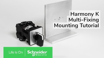 Harmony K cam switch mounting by Multi-fixing method | Schneider Electric