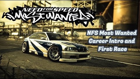 NFS Most Wanted Career Intro and First Race  DDT DYNO GAMING  Pc Games 2022