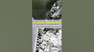 15-ton-per-hour Waste Fabric Shredder Operation Site Live Recording# #industrialshredder#shredder