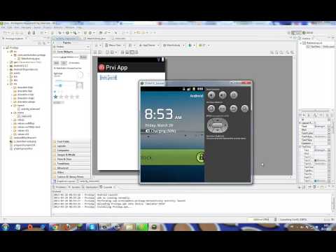 Kako napraviti Android Aplikaciju E1 - Eclipse,Emulatori,Publishanje