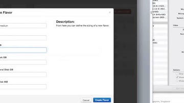 OpenStack load image and create custom flavour