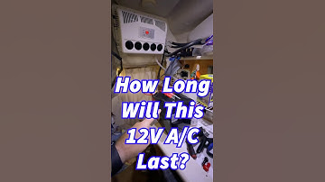 Hoe lang gaat een 12V mini-split airconditioner mee op één goedkope 100Ah-accu?
