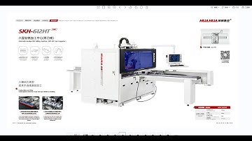 HUAHUA 6 SIDED CNC drilling with 5 tool changerS and  aggregate head technology