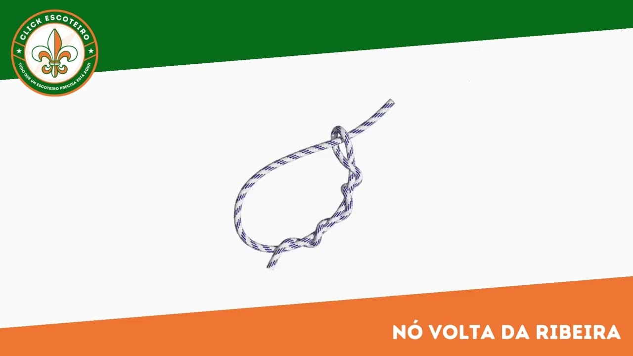 Nó Volta da Ribeira Passo a Passo Nós e Amarras Click Escoteiro YouTube Nó Volta da Ribeira Passo a Passo Nós e Amarras Click Escoteiro YouTube