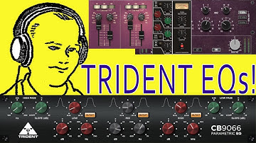 Mixing with Trident Equalizers A-Range 80b and CB9066 Plugins