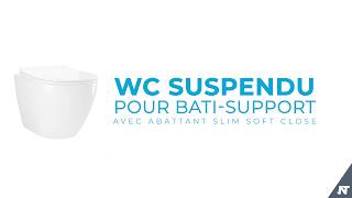 How to install a wall-hung toilet with a support frame | Noyon & Thiebault Tutorial screenshot 5
