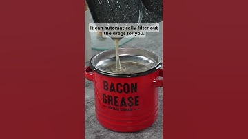 Clever way to filter bacon grease#bacongrease #cookinghacks #kitchentips #greaserecycling