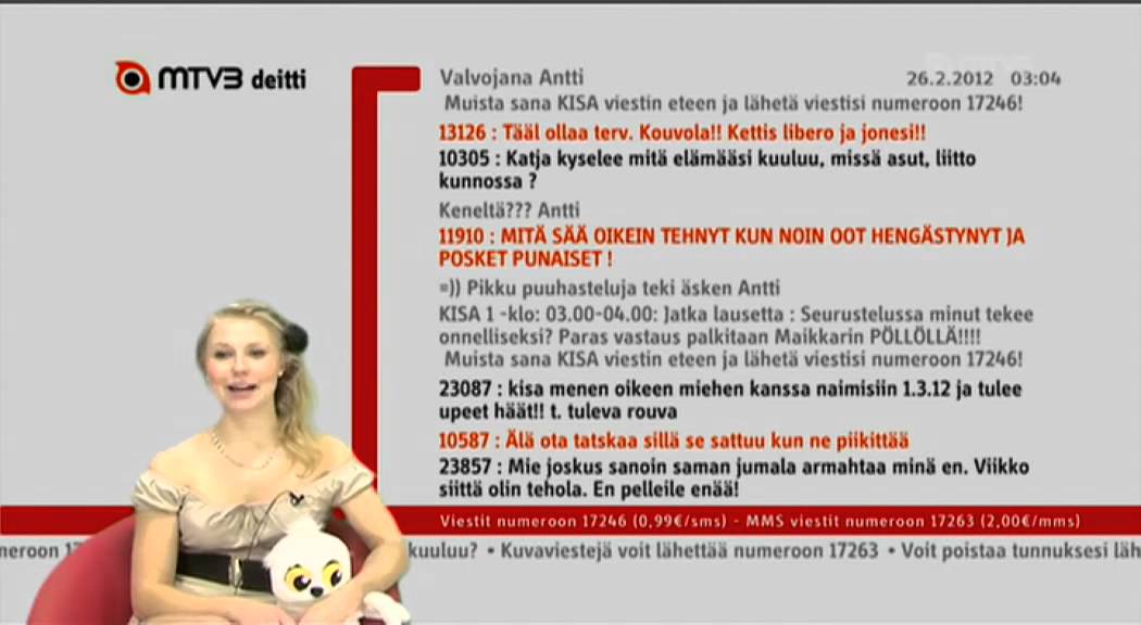 Ihonvärinen mekko Riikalla