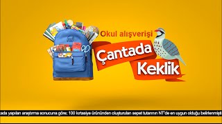 Nt Ile Okul Alışverişi Çantada Keklik