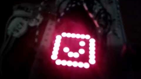 8x8 Led matrix animation test