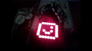 8x8 Led matrix animation test