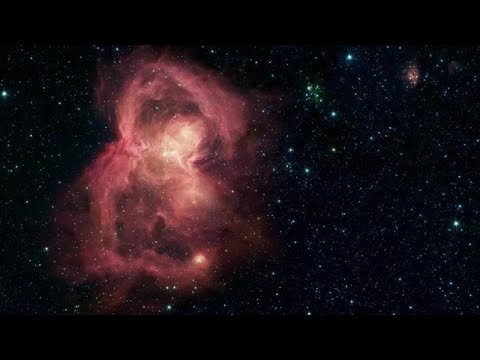 Butterfly Nebula glows red in spectacular