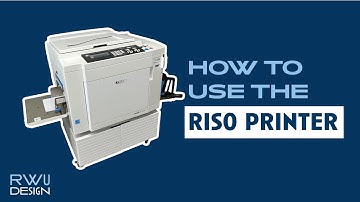 RWU Design Lab: How to Use The Risograph Printer