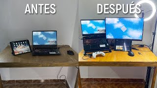 MEJORÉ MI SET UP con poco presupuesto y QUEDÓ ASÍ...