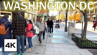 Washington DC · Morning Downtown Walk - Palmer Street · 4K