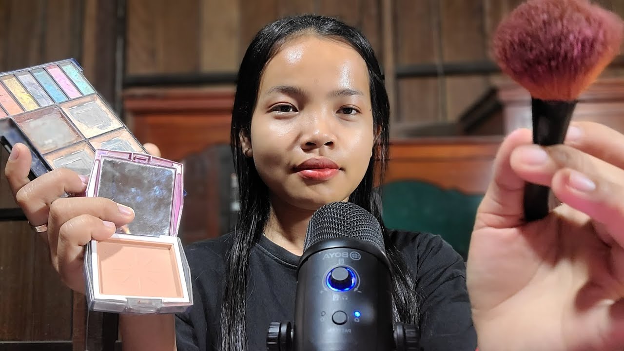 MAKEUP ASMR ROLEPLAY ON CAMERA - YouTube