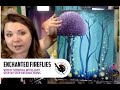 "Enchanted Fireflies" painting video tutorial ( recorder through FB live) by Artist's Palette Durham