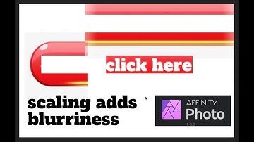 Affinity Photo Blurriness and merging issue