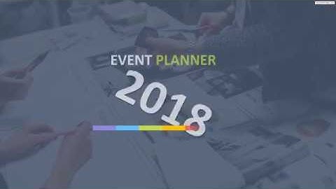 Event Planner 2018 Presentation