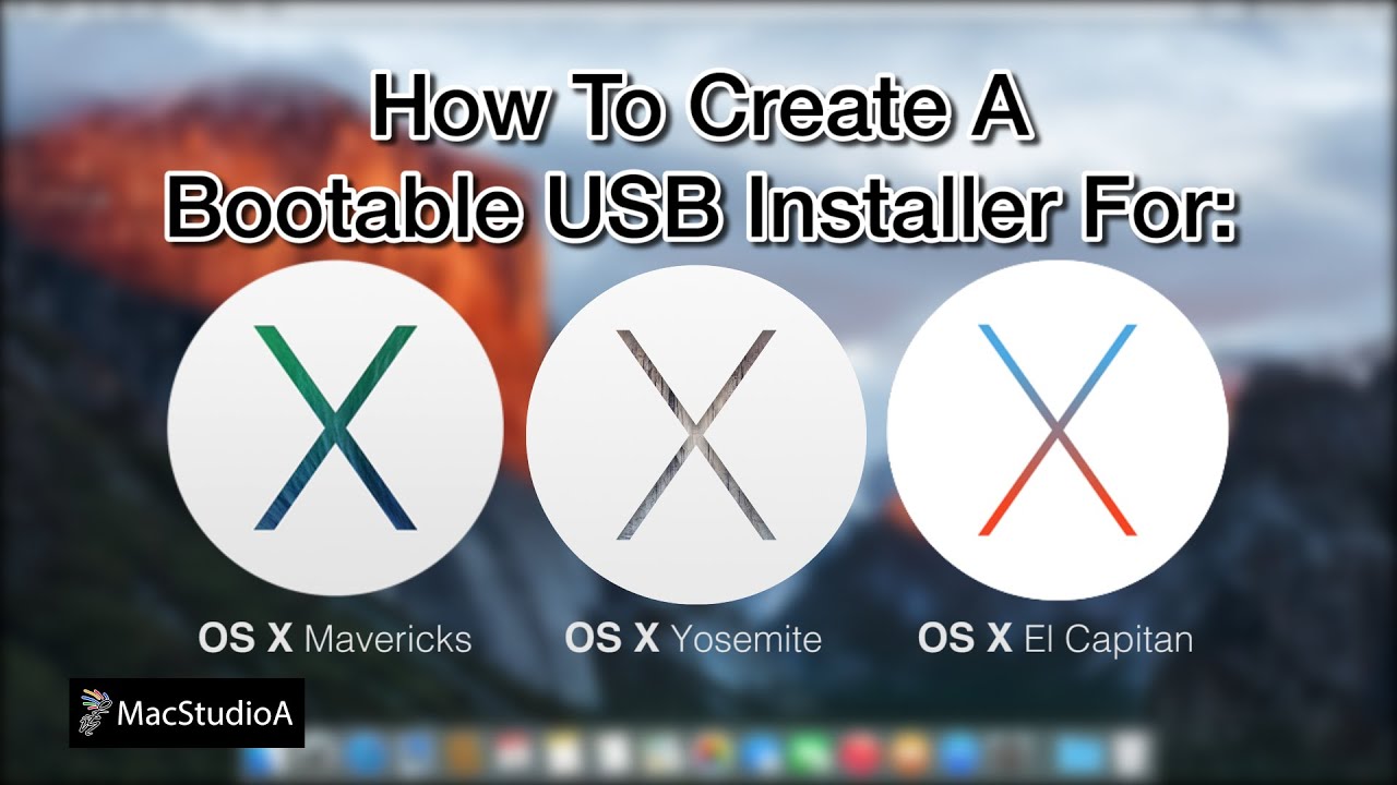 create bootable usb os x el capitan