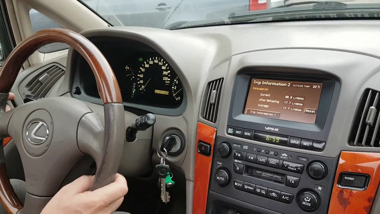 Lexus rx300 aux своими руками