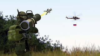 FIM STINGER vs Helicopter: Russia's "Flying Tank" Mi-24 downed in Ukraine - Pilots captured by AFU 1