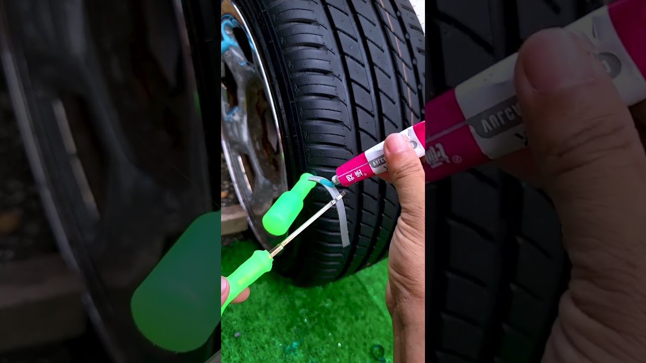 Tire Puncture Repair in Minutes – DIY Tips 🧑‍🔧🪛