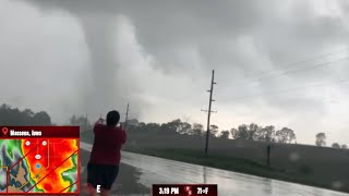LIVE STORM CHASER: Tornado Outbreak In Iowa