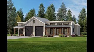 New & Exclusive Design | One-Story Barndo Plan 009-00462