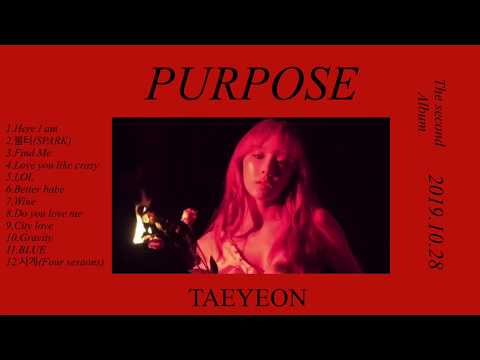[탱컴백]정규 2집 “PURPOSE” 전곡 하이라이트 클립 /TAEYEON The 2nd Album ‘PURPOSE’ Highlight clip edit video