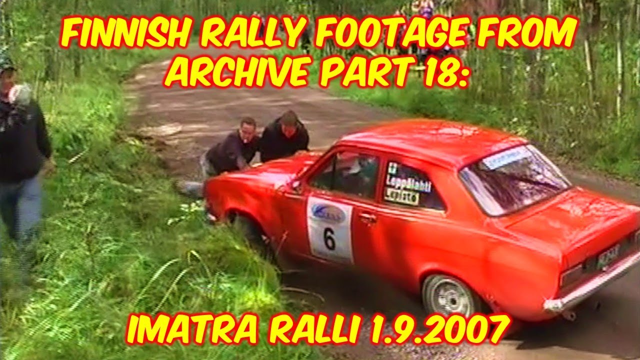 Finnish rally footage from archive part 18: Imatra Ralli 1.9.2007