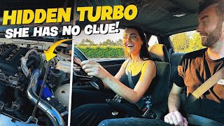 I secretly put a TURBO on my girlfriends car & she loves it!