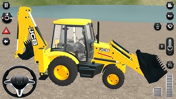JCB Backhoe Loader Driving - Bus Simulator Indonesia #87 - Android Gameplay