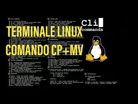 Comandi cp/mv - Muovere e copiare file su linux  tramite terminale